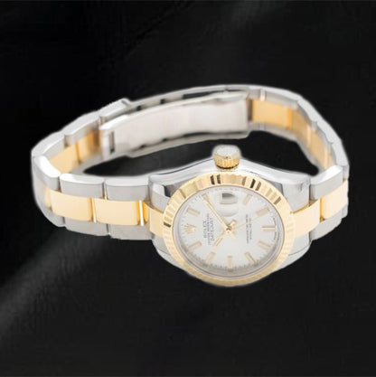natural diamond watch side angle