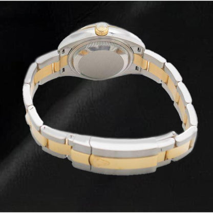 natural diamond watch close up detail