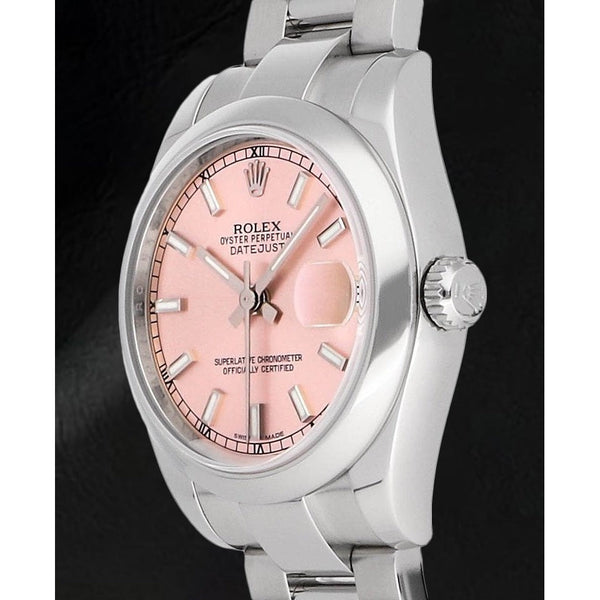 Rolex 31mm 178240 Date-just Pink Luminous Dial Ladies Watch
