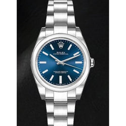 Rolex 31mm 277200 Date-just Lady's Blue Luminous Dial Watch