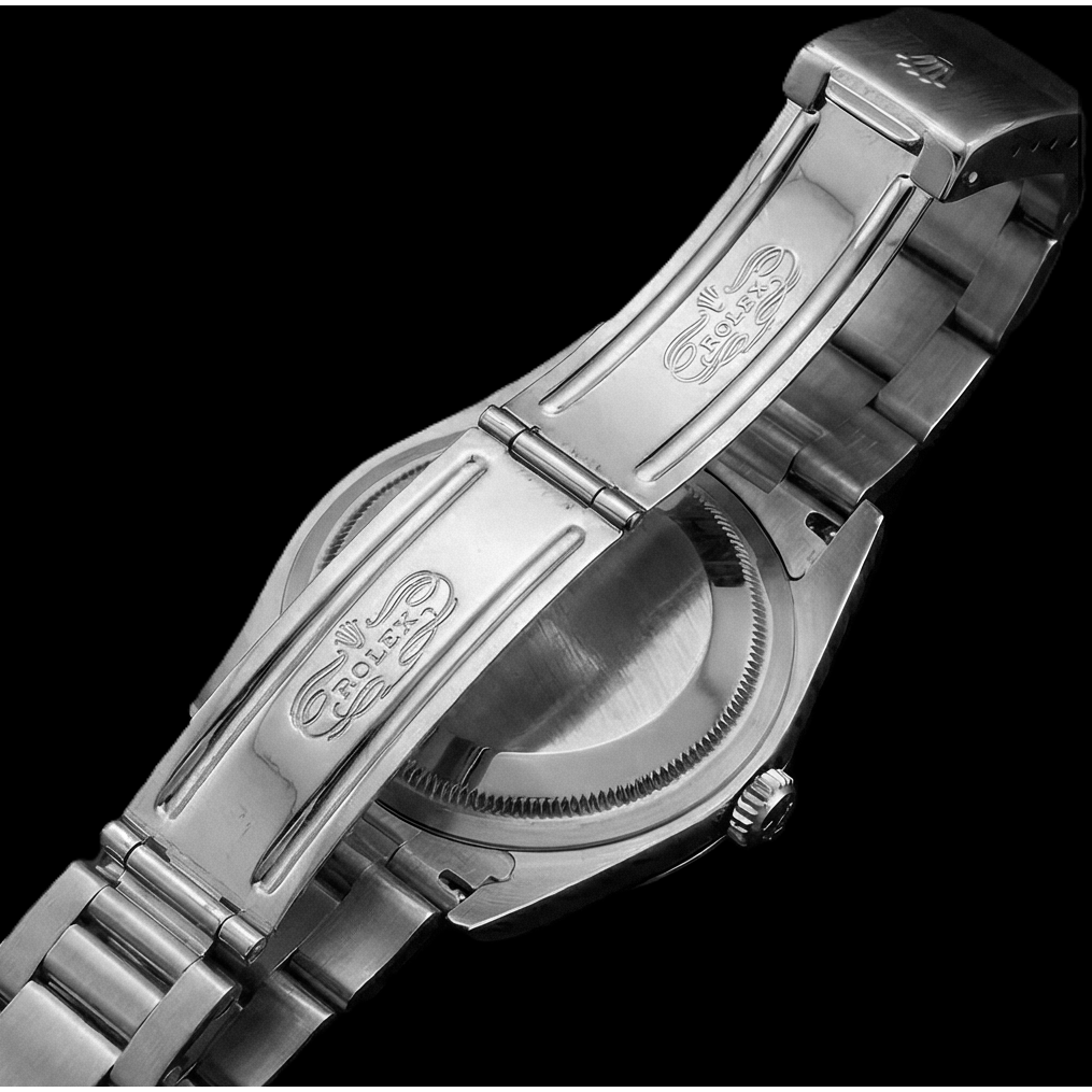 Rolex 36 mm Chocolate Diamond Dial Stainless Steel Watch Oyster Band