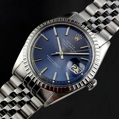 Rolex Datejust 36mm 1986 Year Pie Stick Dial Stainless Steel Watch