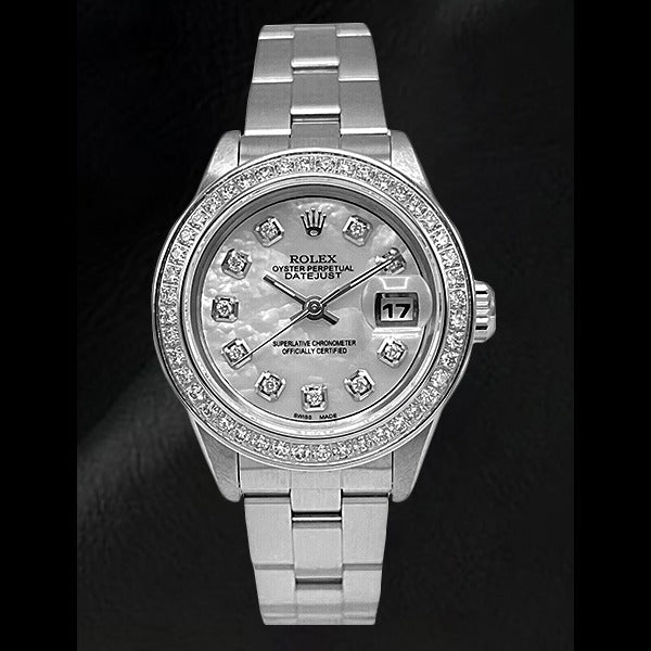 Diamond Dial SS watch