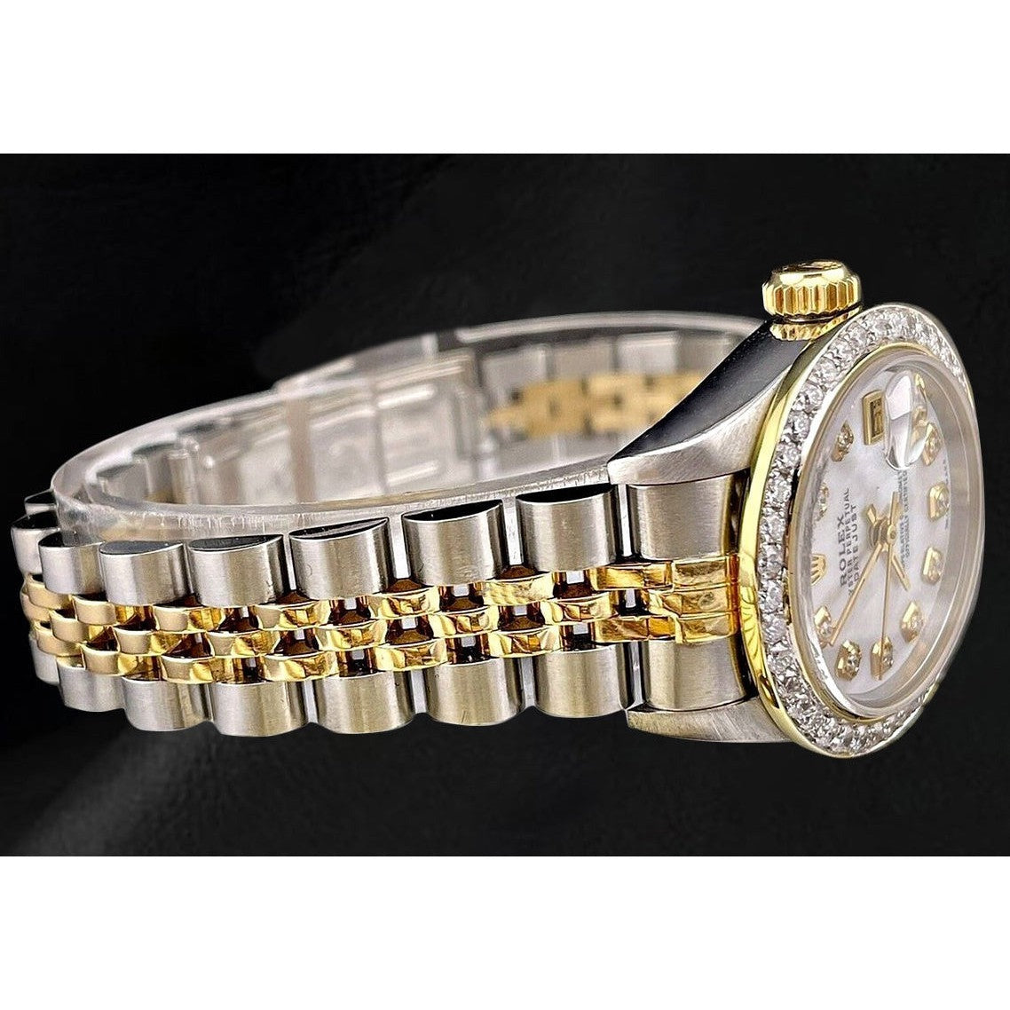 Rolex Date-just Ladies 26mm 18k Yellow Gold & Steel Ladies Watch