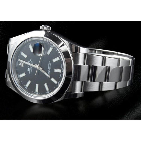 Mens Watch Smooth Bezel Ss Bracelet