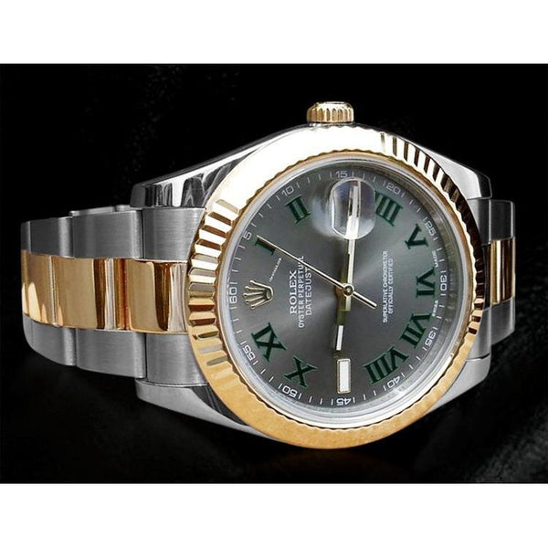 Silver Diamond Dial Gents Watch 