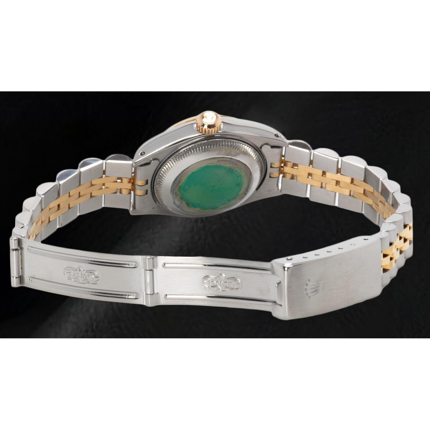 Rolex Datejust 26 mm Champagne Stick Dial Two Tone Ladies Watch