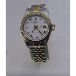 Rolex Datejust 36 Mm Men's Watch White Dial Two Tone Bracelet QUICK SET