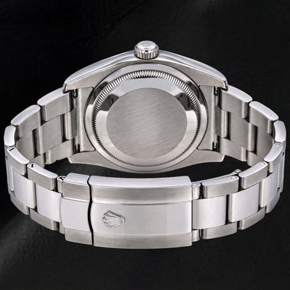 Rolex Datejust 36mm 116200 White Roman Dial Smooth Bezel Watch