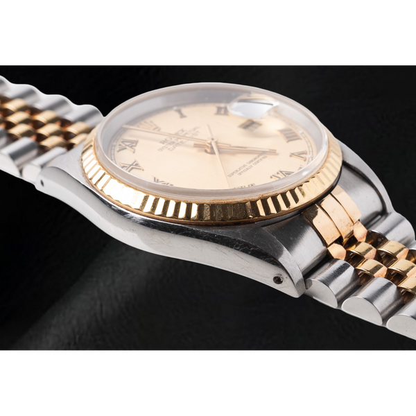 Rolex Datejust Champagne Roman Dial 36 mm Two Tone WatchRolex Datejust Champagne Roman Dial 36 mm Two Tone Watch