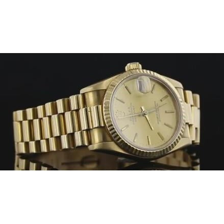 Flutedbezel Yellow Gold