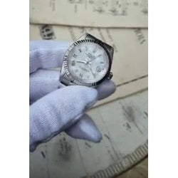 Rolex Datejust Midsize Watch White Roman Dial Stainless Steel