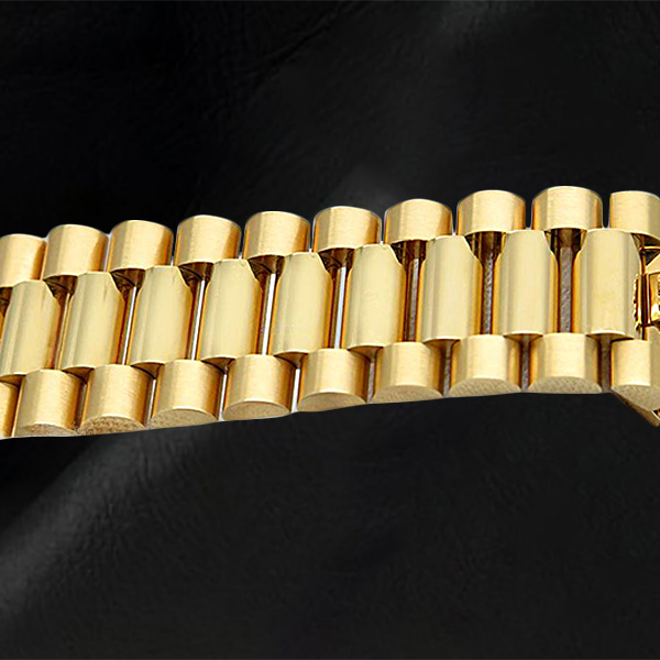natural diamond watch close up detail
