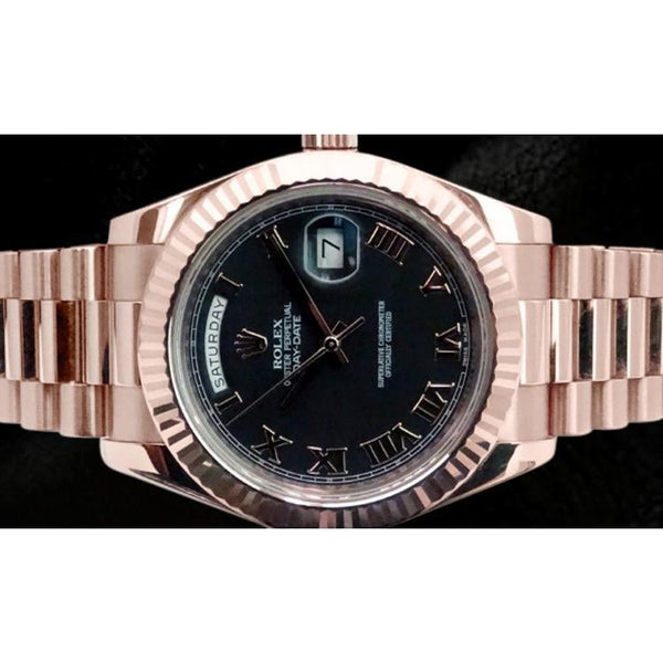 Men Watch Rose Gold Bracelet