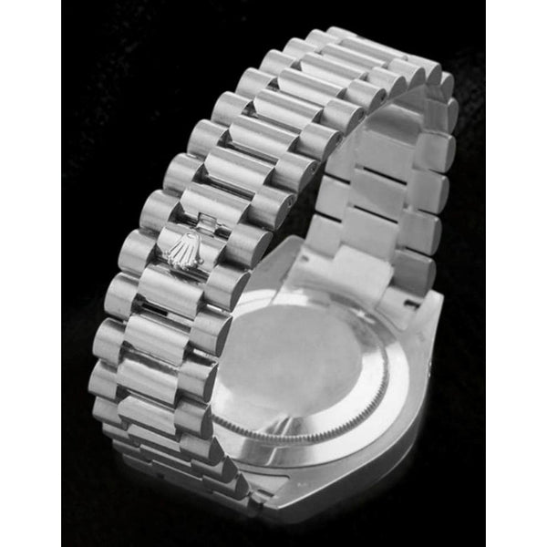 Men Watch White Gold 18K