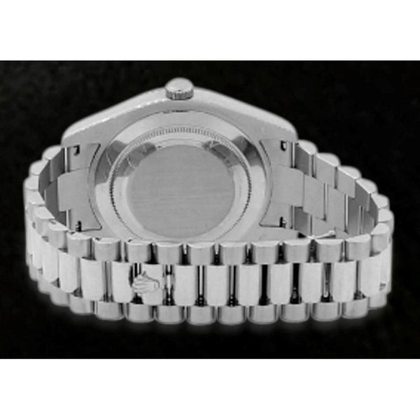 White Gold Roman Dial Men Watch