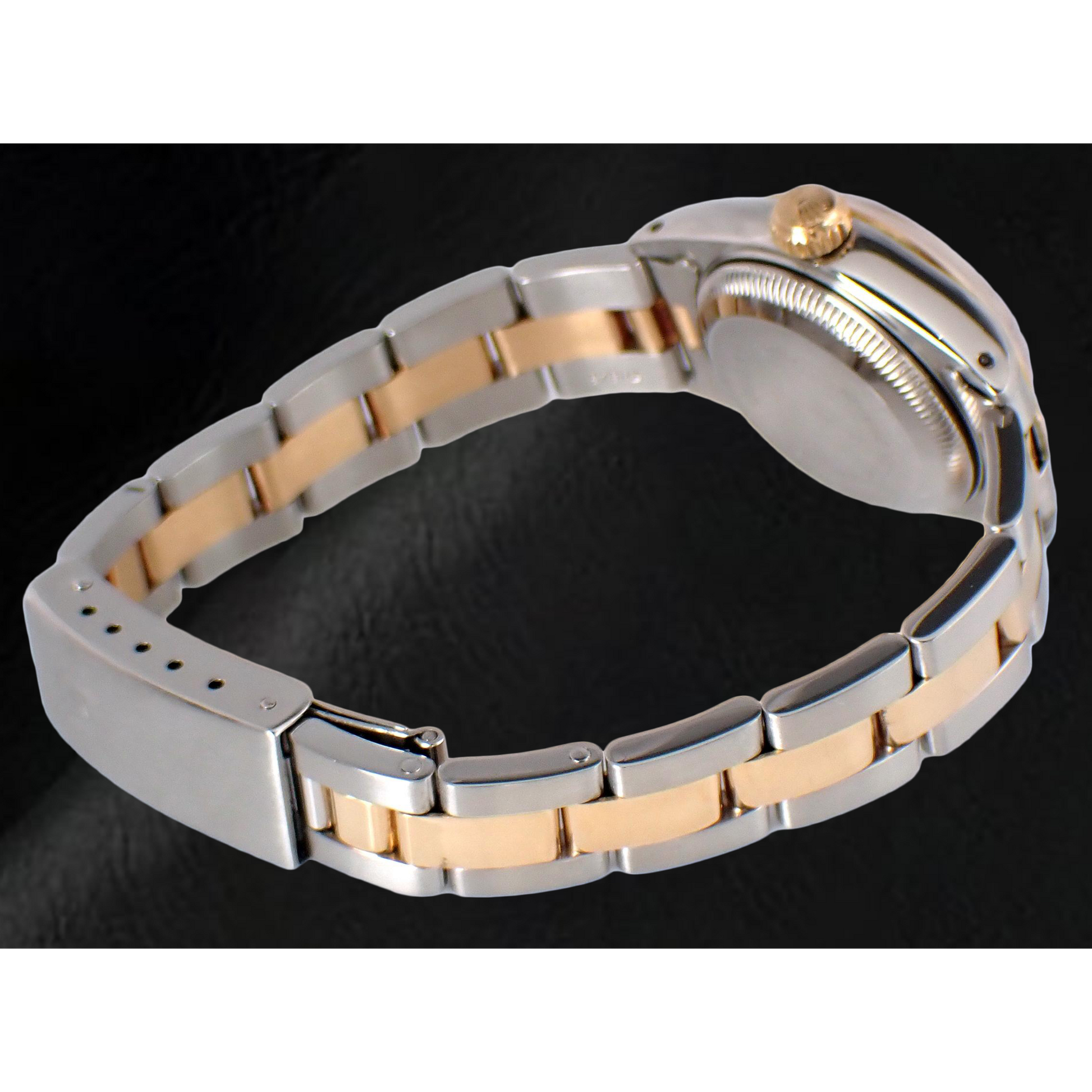 Rolex Lady-Datejust 26 mm Two Tone White Roman Dial Watch