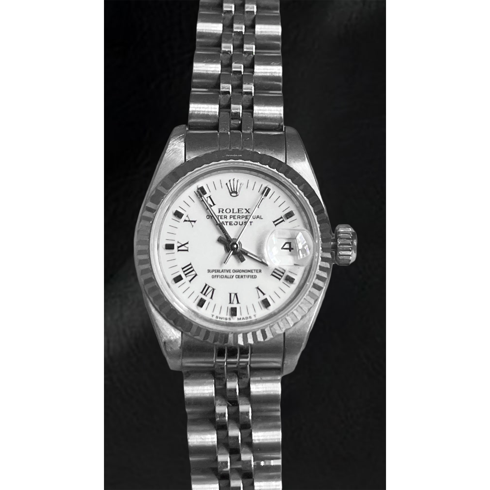 Rolex Lady-Datejust White Roman Dial 26 mm Stainless Steel Watch