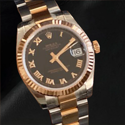 Rolex Lady Datejust 178271 Brown Roman Dial 31mm Two Tone Watch