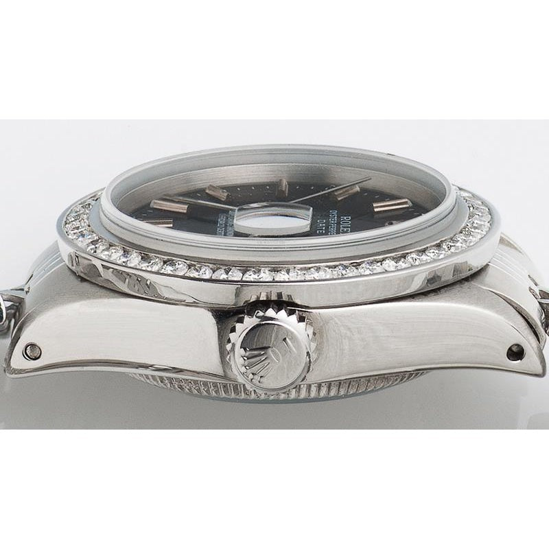 Ss Black Stick Dial Rolex