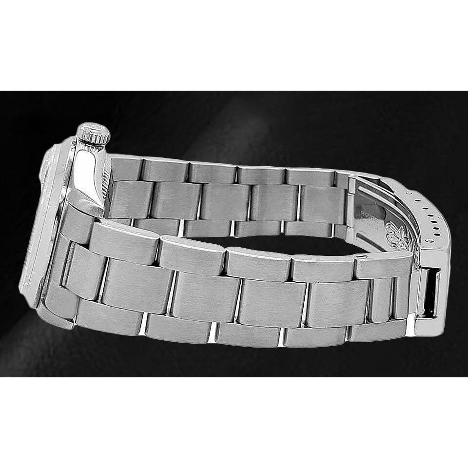 Rolex Oyster Perpetual 31 mm Pink Luminous Dial Stainless Steel Women's Watch