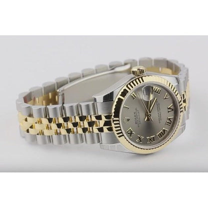 Midsize Watch Ss & Gold