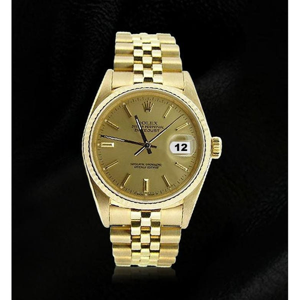 Rolex Yellow Gold Datejust 