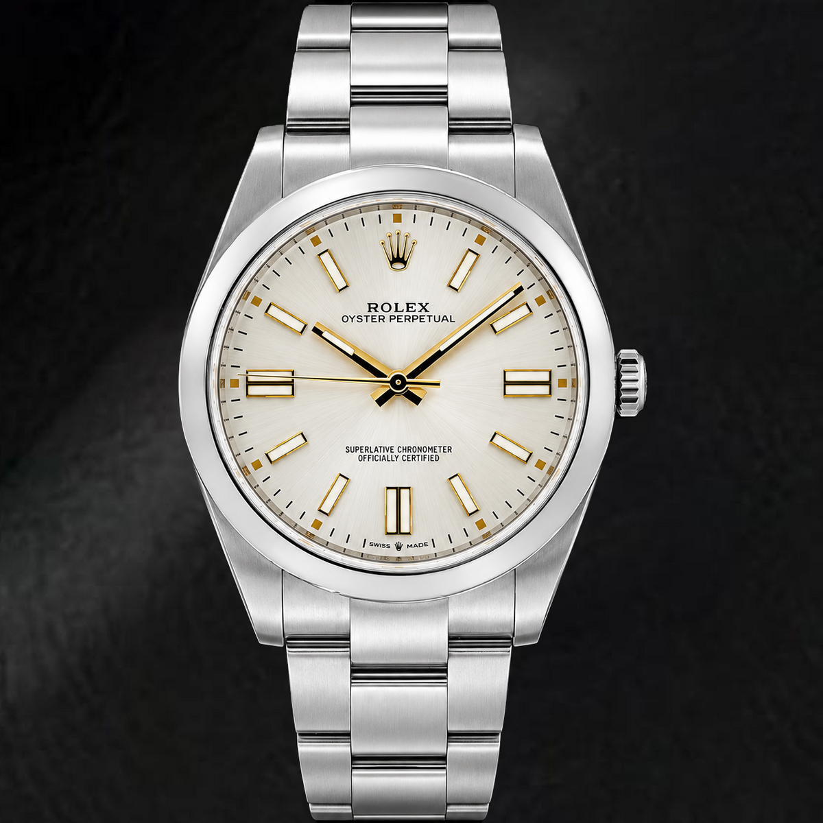 Rolex 124300 41mm Silver Dial Stainless Steel Oyster Bracelet Watch