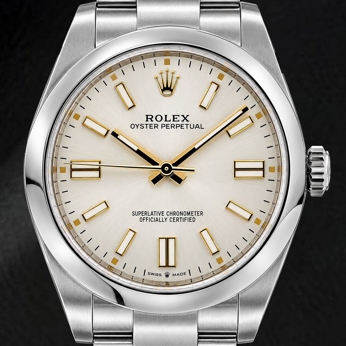 Rolex 124300 41mm Silver Dial Stainless Steel Oyster Bracelet Watch