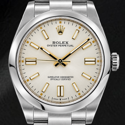 Rolex 124300 41mm Silver Dial Stainless Steel Oyster Bracelet Watch
