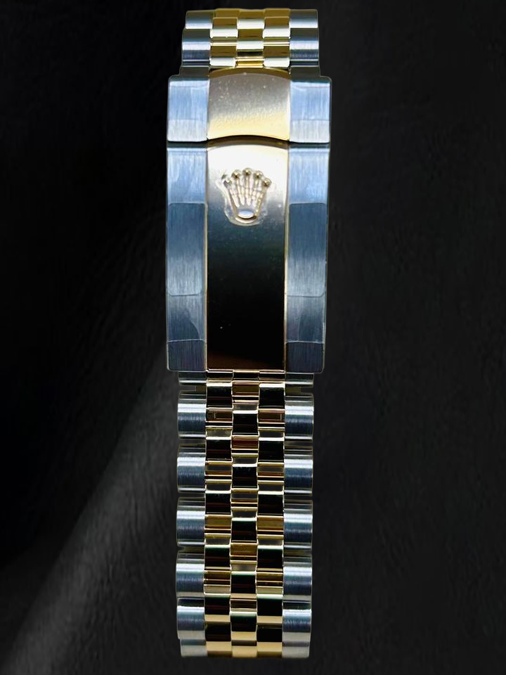  Rolex 126333 Datejust 41mm Green Roman Dial Two Tone Watch