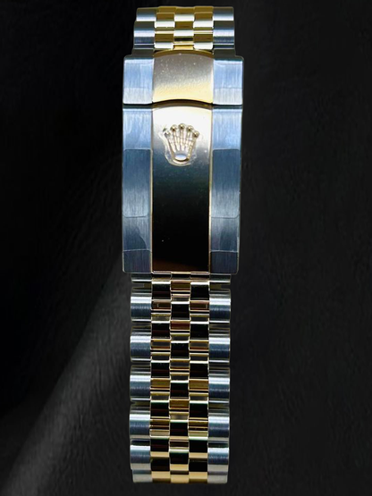  Rolex 126333 Datejust 41mm Green Roman Dial Two Tone Watch