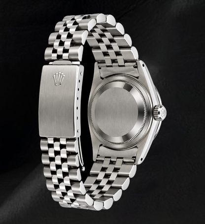 Rolex 16200 Datejust 36mm  Black Diamond Dial Stainless Steel Watch