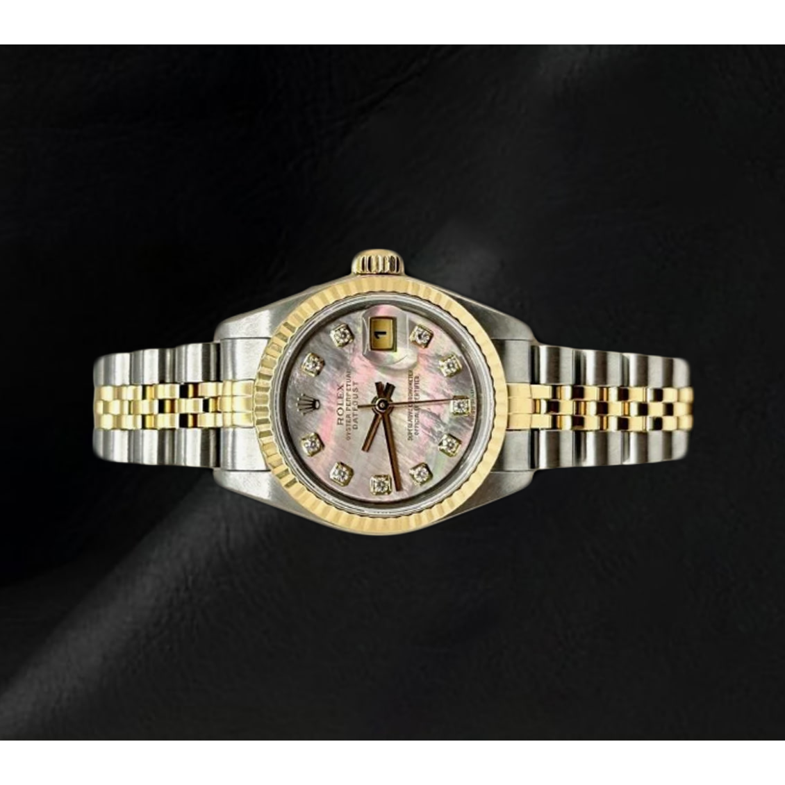 Rolex 2002 Year Ladies Datejust 26mm Two Tone 18K Watch