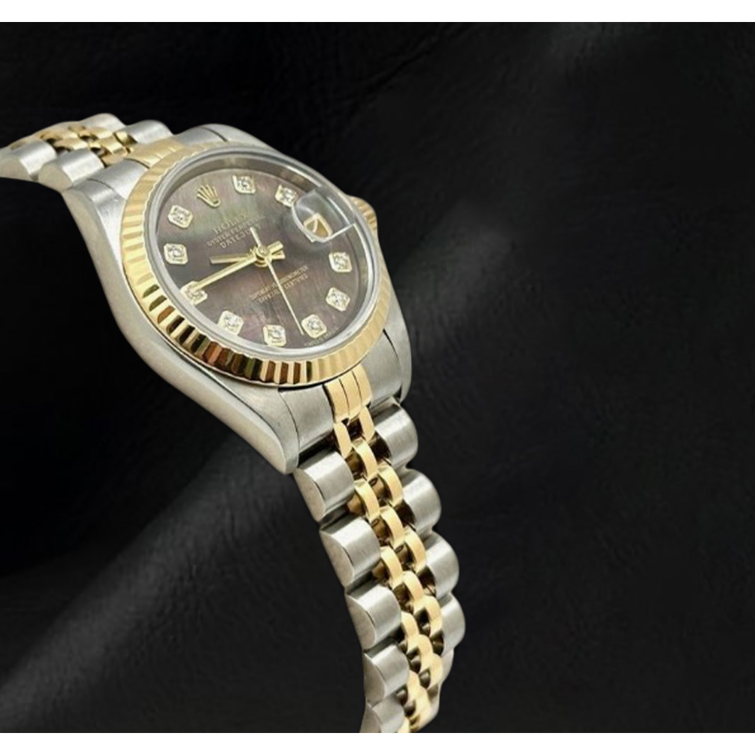 Rolex 2002 Year Ladies Datejust 26mm Two Tone 18K Watch