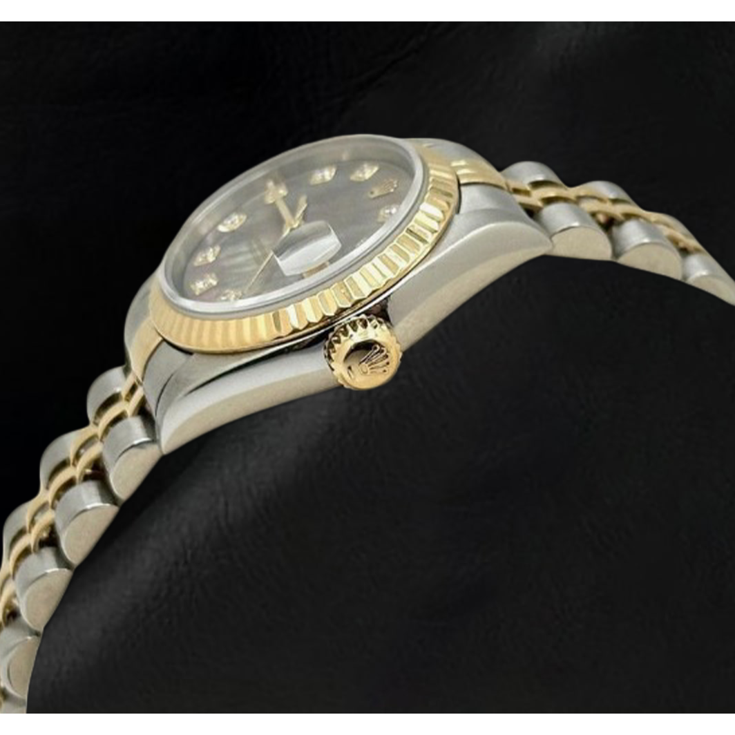 Rolex 2002 Year Ladies Datejust 26mm Two Tone 18K Watch