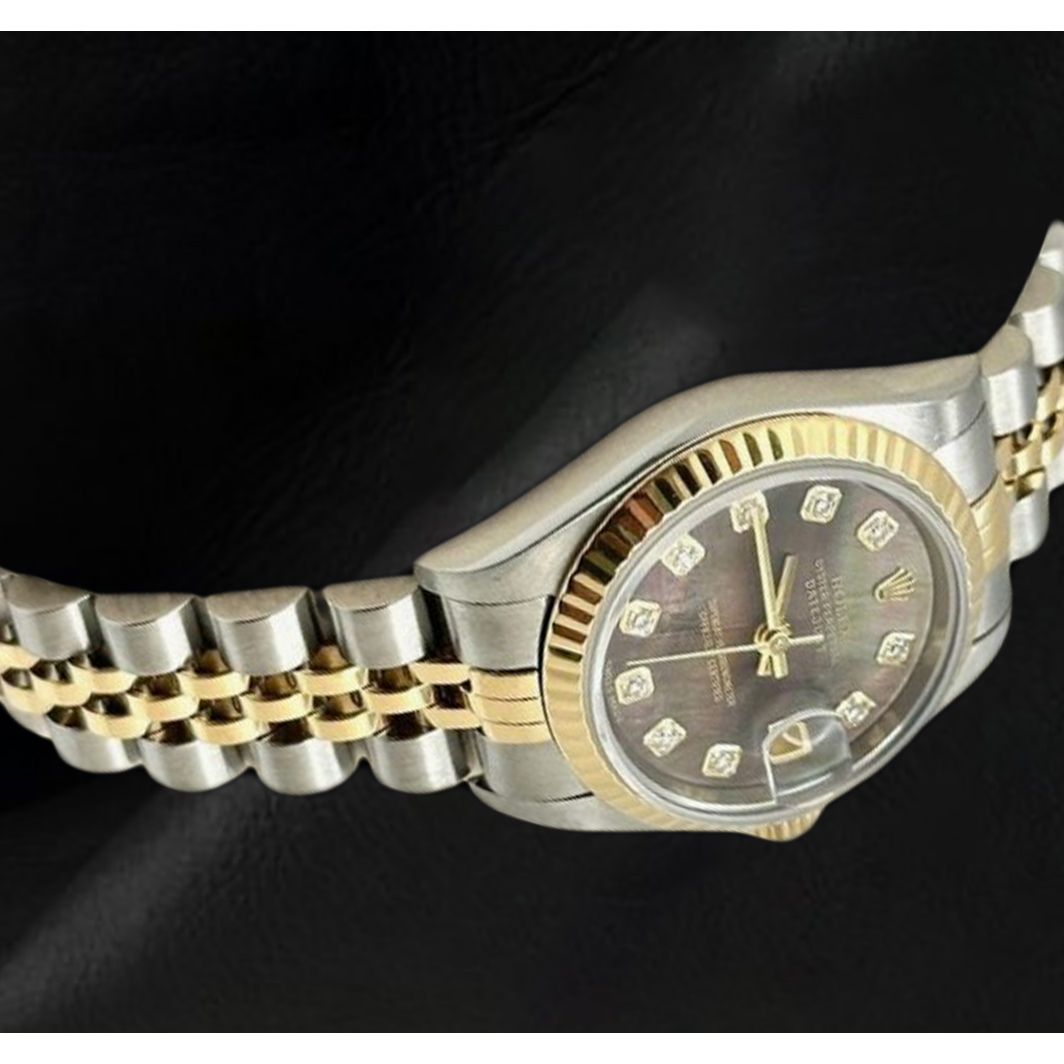 Rolex 2002 Year Ladies Datejust 26mm Two Tone 18K Watch
