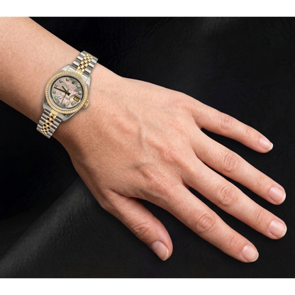 Rolex 2002 Year Ladies Datejust 26mm Two Tone 18K Watch