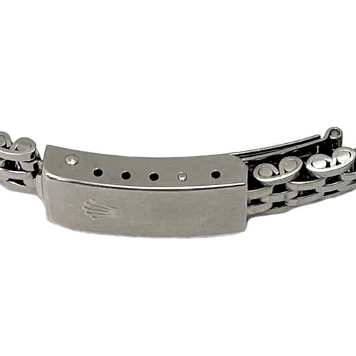 Rolex 26 mm Silver Stick Dial Stainless Steel Date Watch