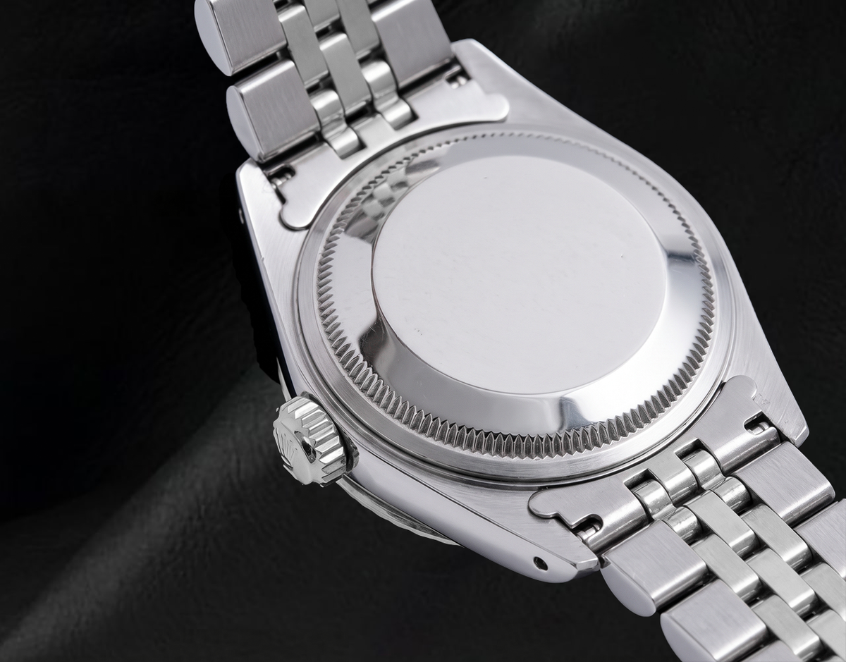 Rolex 26mm Datejust 6916 Blue Mother of Pearl Roman Dial Watch
