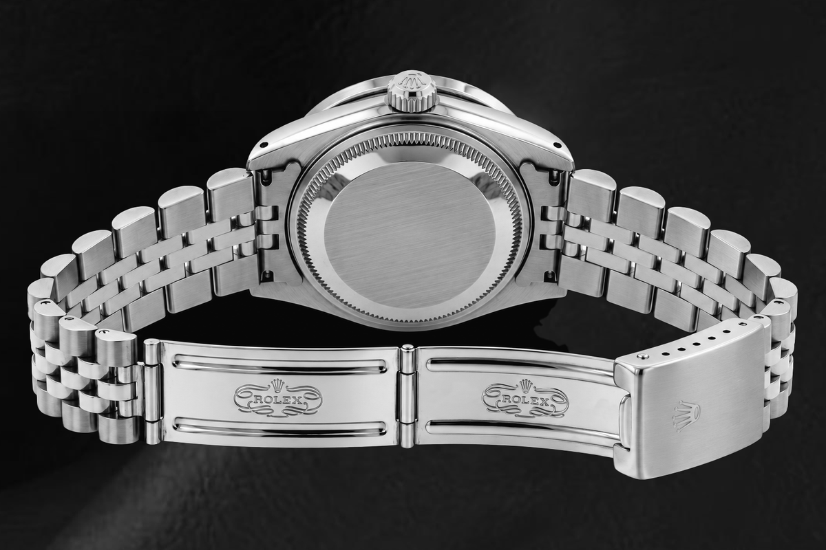Rolex 26mm Datejust 6916 Ice Blue String Diamond Dial Stainless Steel Watch