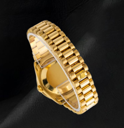 Rolex 26mm Datejust 69178 Blue Mother of Pearl Diamond Dial Yellow Gold Watch
