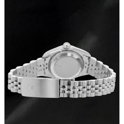 Rolex 26mm Silver Diamond Dial Jubilee White Gold 2002 Year Ladies  Watch