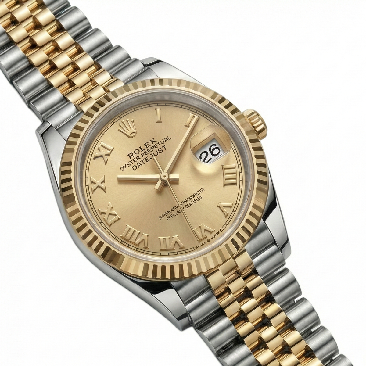 Rolex 279173 Datejust Watch Roman Dial 28mm Newer Model