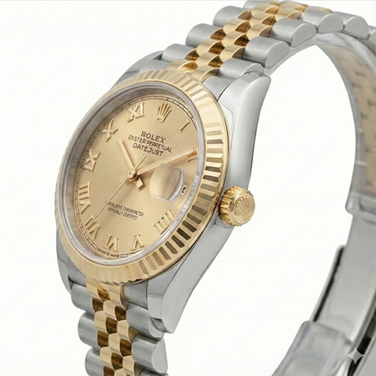 Rolex 279173 Datejust Watch Roman Dial 28mm Newer Model