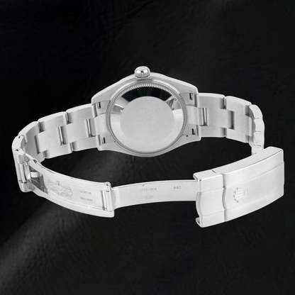 Rolex 36 mm Lavender Luminous Dial Stainless Steel Watch