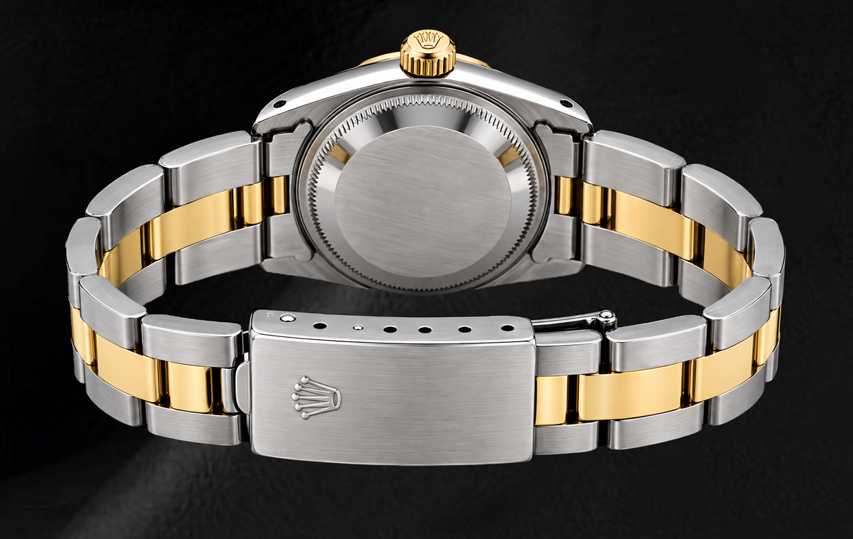 Rolex 6719 26 mm Two Tone Bracelet Mother Of Pearl Diamond Dial Ladies Watch