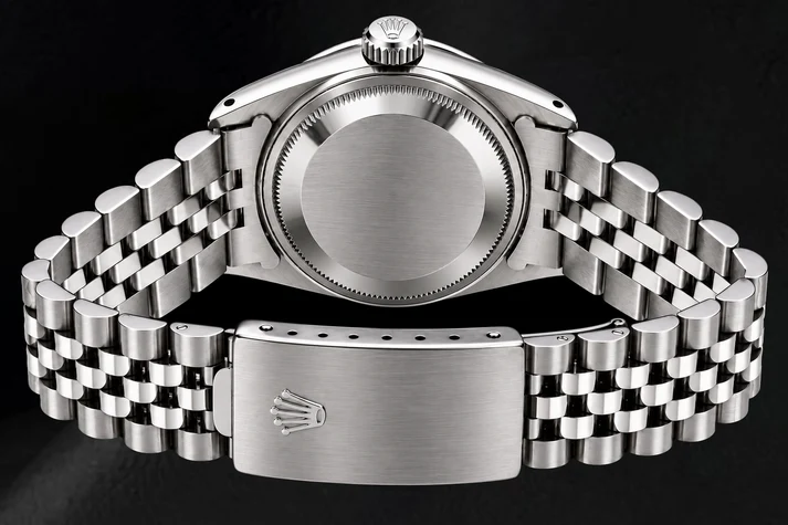 Rolex 6916 Datejust 26mm Black Diamond Dial Stainless Steel Jubilee Bracelet Watch