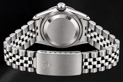 Rolex 6916 Datejust 26mm Black Diamond Dial Stainless Steel Jubilee Bracelet Watch