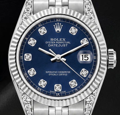 Rolex 6916 Datejust 26mm Blue Diamond Dial Stainless Steel Watch
